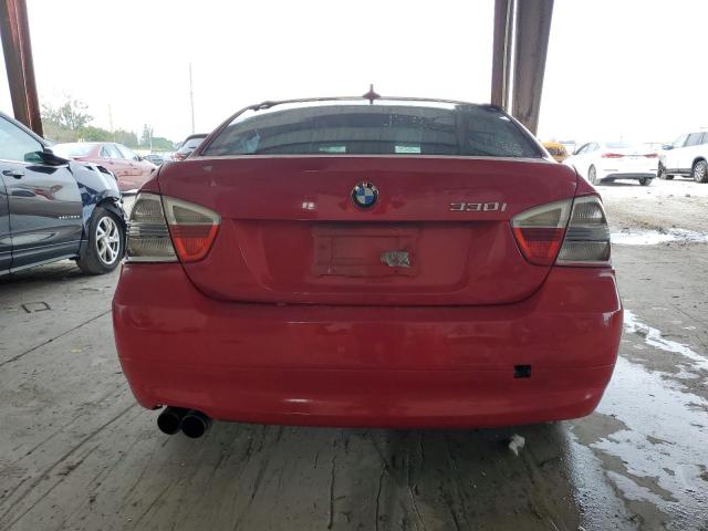 WBAVB33506PS11950 - 2006 BMW 330 I RED photo 6