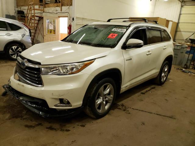 2016 TOYOTA HIGHLANDER HYBRID LIMITED, 