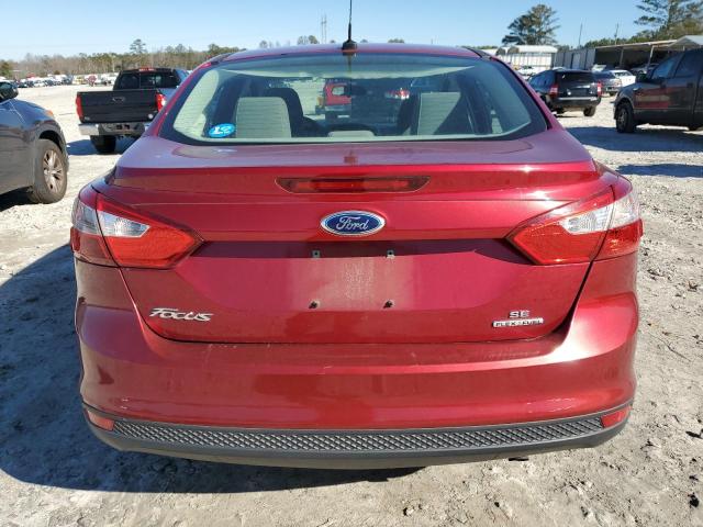 1FADP3F21EL103348 - 2014 FORD FOCUS SE RED photo 6