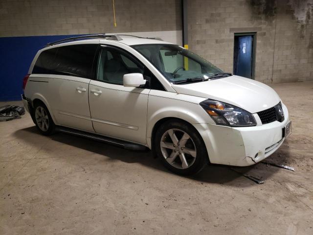 5N1BV28U65N133459 - 2005 NISSAN QUEST S WHITE photo 4