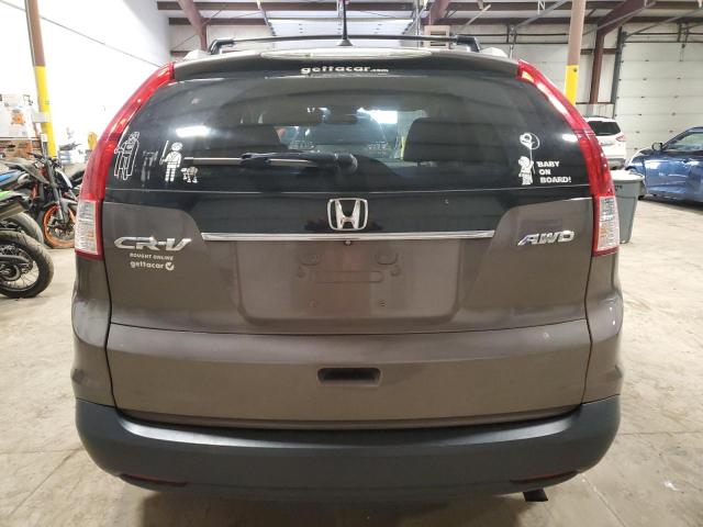 2HKRM4H70EH685860 - 2014 HONDA CR-V EXL GRAY photo 6