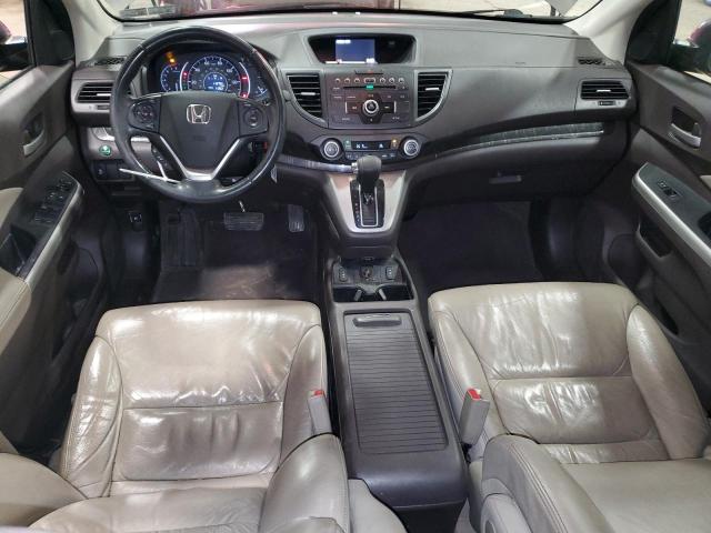 2HKRM4H70EH685860 - 2014 HONDA CR-V EXL GRAY photo 8