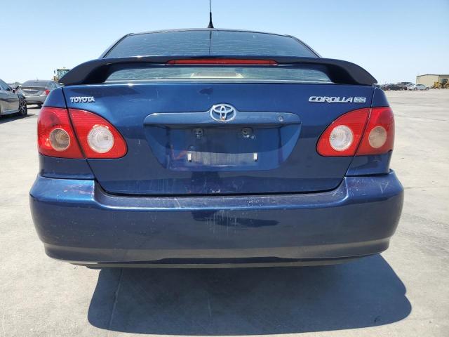 1NXBR32E18Z013459 - 2008 TOYOTA COROLLA CE BLUE photo 6