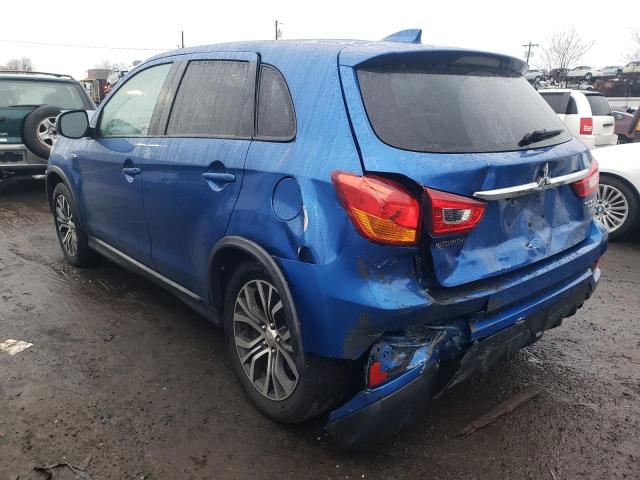 JA4AP3AU0JZ007346 - 2018 MITSUBISHI OUTLANDER ES BLUE photo 2