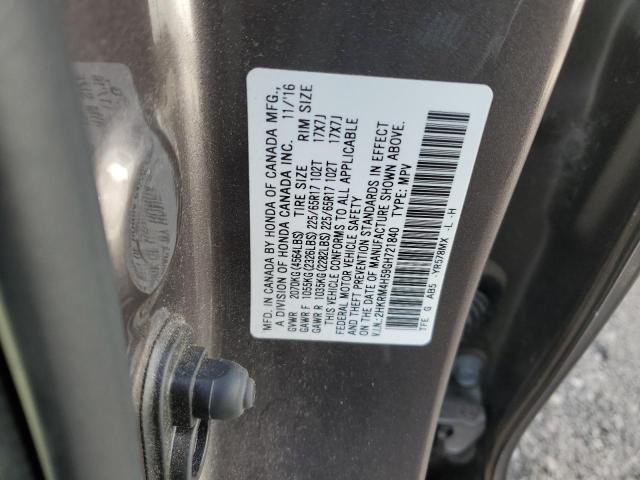 2HKRM4H59GH721840 - 2016 HONDA CR-V EX 棕色 照片 13