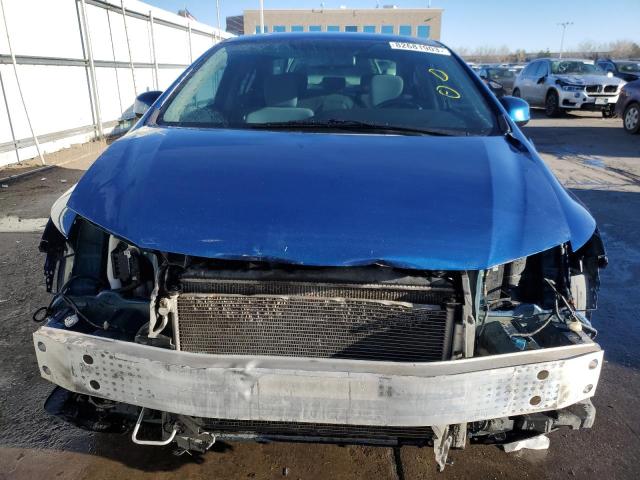 19XFB2F58DE086822 - 2013 HONDA CIVIC LX BLUE photo 5