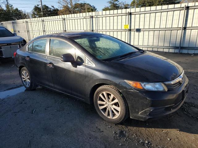 2HGFB2F94CH533394 - 2012 HONDA CIVIC EXL Սև լուսանկար 4