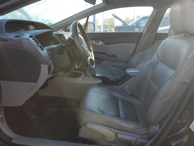2HGFB2F94CH533394 - 2012 HONDA CIVIC EXL Սև լուսանկար 7