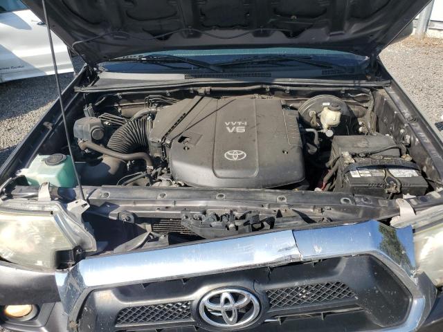 5TFJU4GN4FX066875 - 2015 TOYOTA TACOMA DOUBLE CAB PRERUNNER GRAY photo 11