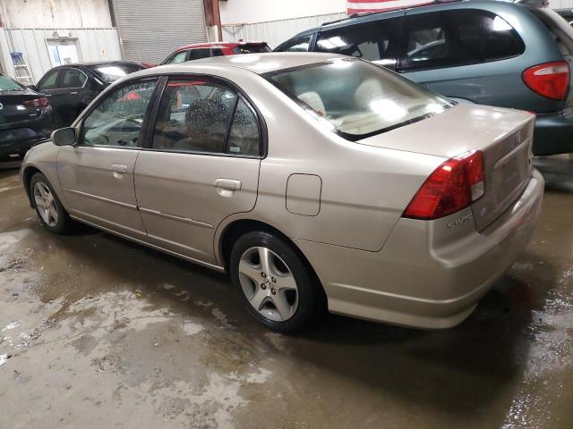 2HGES26744H570067 - 2004 HONDA CIVIC EX TAN photo 2