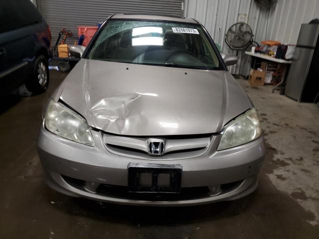 2HGES26744H570067 - 2004 HONDA CIVIC EX TAN photo 5