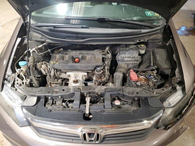 2HGFB2F5XCH539102 - 2012 HONDA CIVIC LX BROWN photo 11