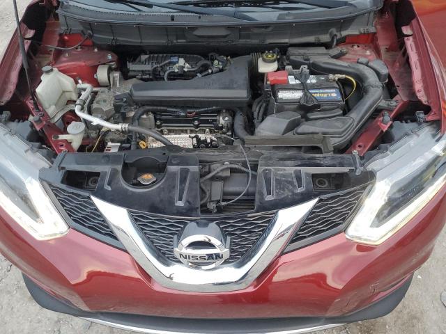 KNMAT2MV4FP574906 - 2015 NISSAN ROGUE S RED photo 12