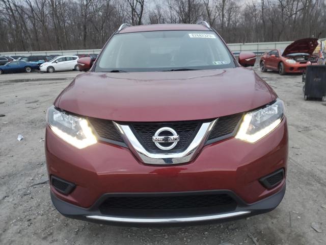 KNMAT2MV4FP574906 - 2015 NISSAN ROGUE S RED photo 5