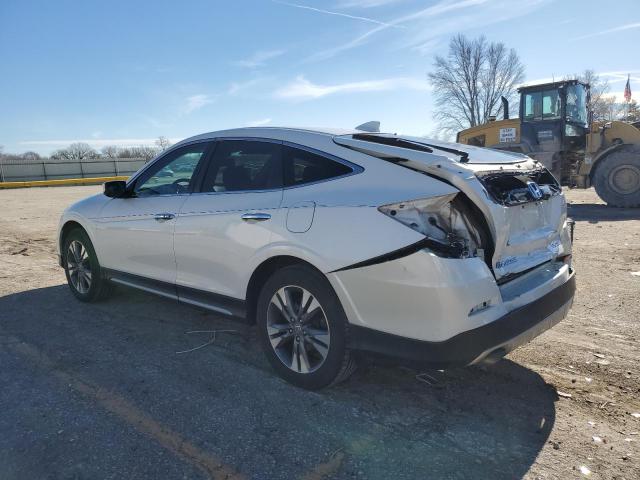 5J6TF2H50FL002856 - 2015 HONDA CROSSTOUR EXL WHITE photo 2