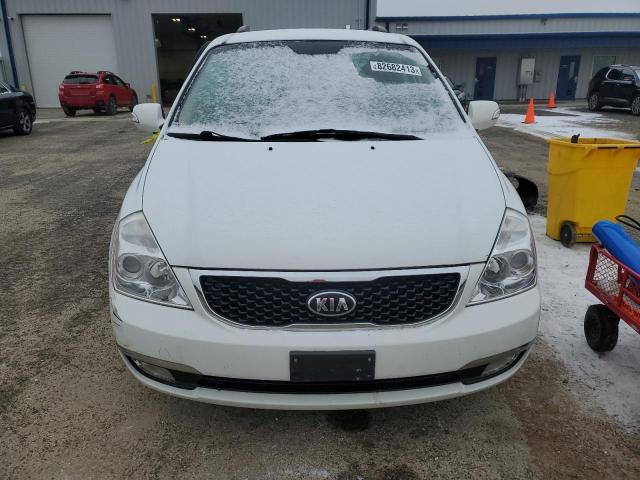 KNDMG4C76E6552183 - 2014 KIA SEDONA LX WHITE photo 5