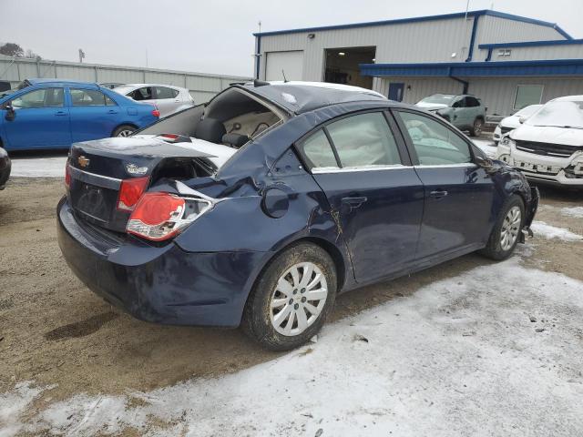 1G1PD5SH2B7253147 - 2011 CHEVROLET CRUZE LS BLUE photo 3