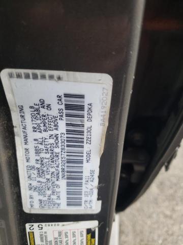 1NXBR32E57Z833073 - 2007 TOYOTA COROLLA CE GRAY photo 12