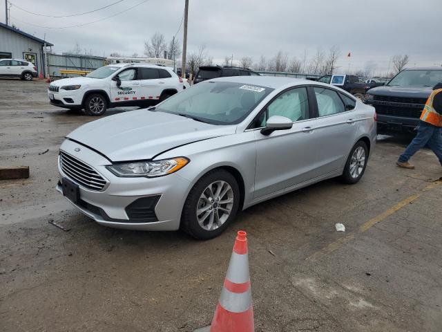 3FA6P0HD0KR248044 - 2019 FORD FUSION SE SILVER photo 1