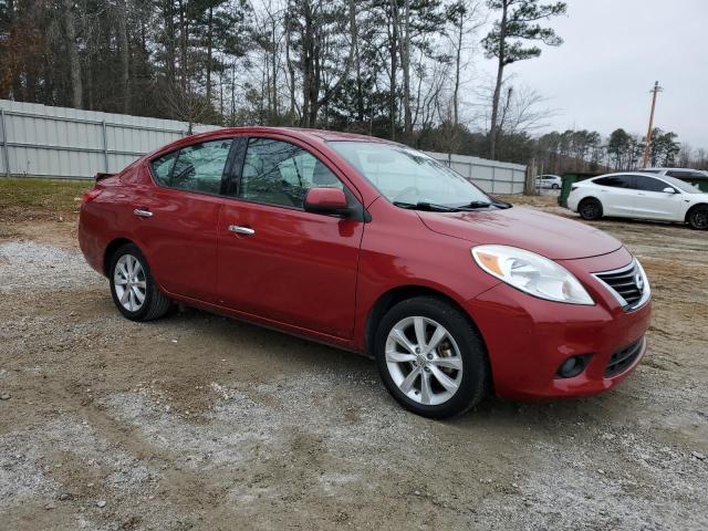 3N1CN7AP3EL808990 - 2014 NISSAN VERSA S RED photo 4