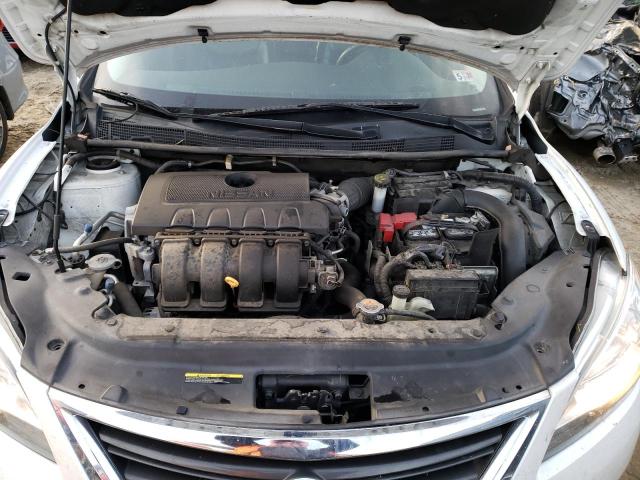 3N1AB7AP5FY326123 - 2015 NISSAN SENTRA S WHITE photo 11