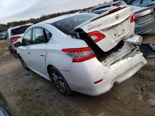 3N1AB7AP5FY326123 - 2015 NISSAN SENTRA S WHITE photo 2