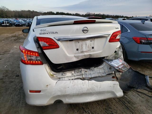 3N1AB7AP5FY326123 - 2015 NISSAN SENTRA S WHITE photo 6