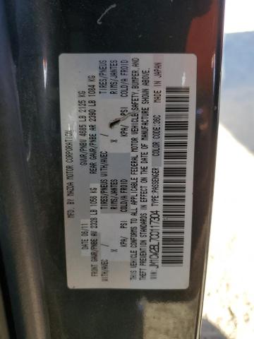 JM1CW2BL7C0117304 - 2012 MAZDA 5 GRAY photo 14