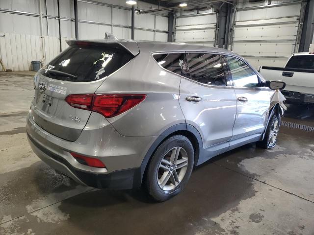 5NMZTDLB6HH044826 - 2017 HYUNDAI SANTA FE S GRAY photo 3