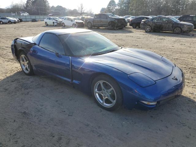 1G1YY22GX25128858 - 2002 CHEVROLET CORVETTE BLUE photo 4