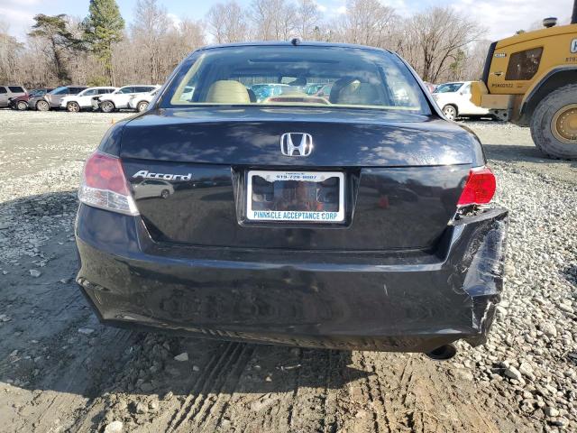 1HGCP26898A107587 - 2008 HONDA ACCORD EXL BLACK photo 6