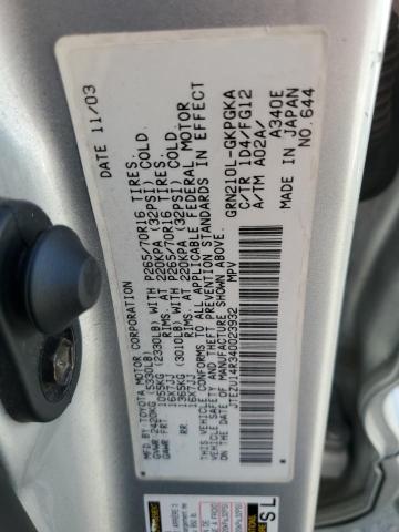 JTEZU14R340023932 - 2004 TOYOTA 4RUNNER SR5 银色 照片 13