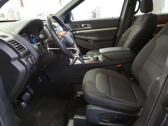 1FM5K8D89KGA02687 - 2019 FORD EXPLORER XLT GRAY photo 7