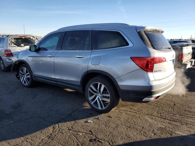 5FNYF6H90HB084308 - 2017 HONDA PILOT TOURING SILVER photo 2