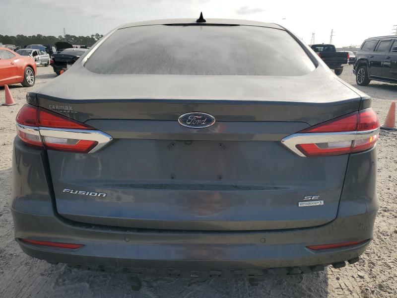 3FA6P0HD6KR170238 - 2019 FORD FUSION SE Темно-сірий фото 6