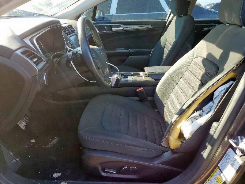 3FA6P0HD6KR170238 - 2019 FORD FUSION SE Темно-сірий фото 7