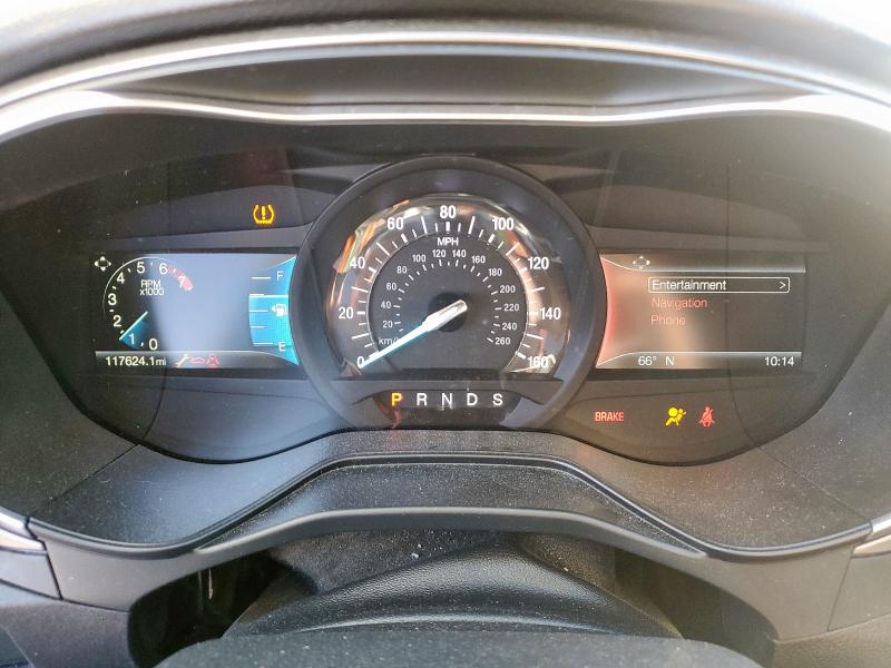 3FA6P0HD6KR170238 - 2019 FORD FUSION SE Темно-сірий фото 9