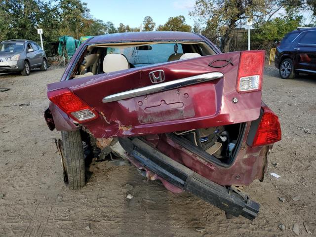 2HGES16603H611343 - 2003 HONDA CIVIC LX 勃艮第红 照片 6