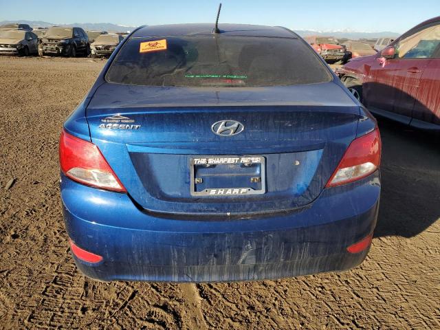 KMHCT4AE6GU141014 - 2016 HYUNDAI ACCENT SE BLUE photo 6