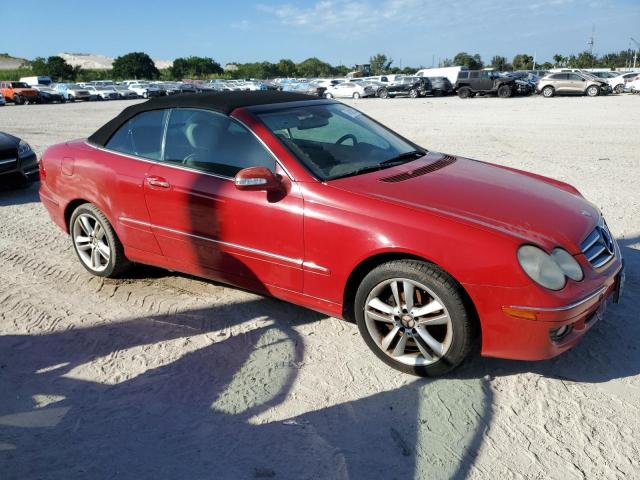 WDBTK56F97F218489 - 2007 MERCEDES-BENZ CLK 350 RED photo 4