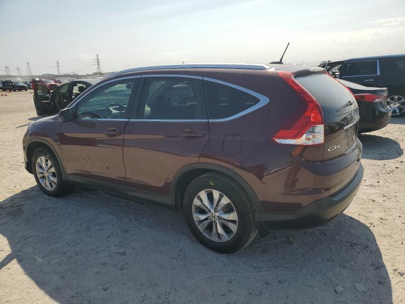 5J6RM3H76EL040372 - 2014 HONDA CR-V EXL MAROON photo 2