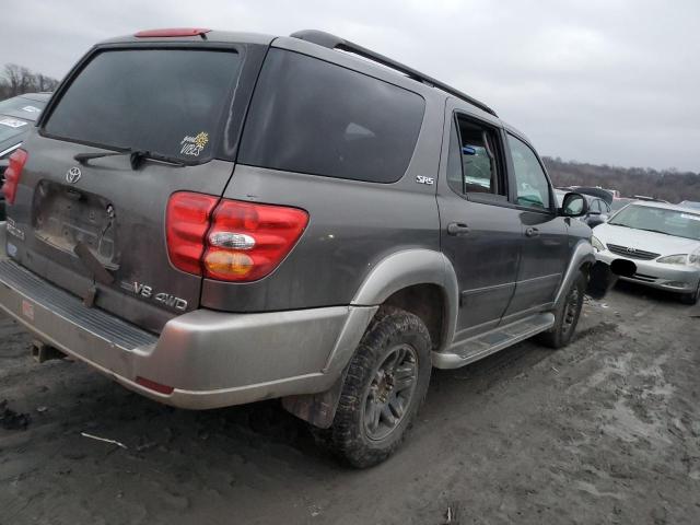 5TDBT44A93S172362 - 2003 TOYOTA SEQUOIA SR5 GRAY photo 3