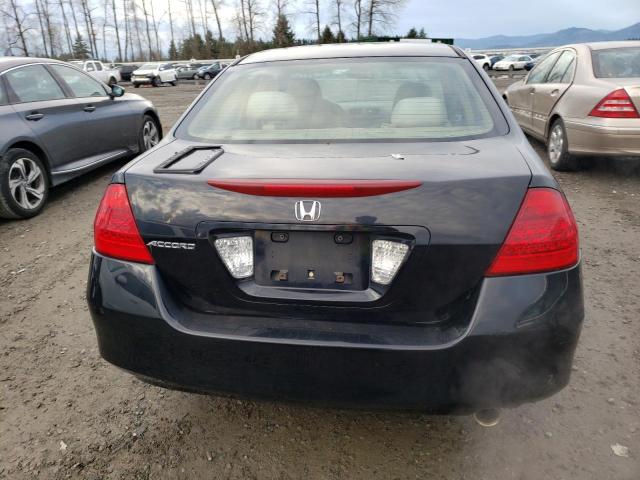 3HGCM564X7G704948 - 2007 HONDA ACCORD LX BLACK photo 6