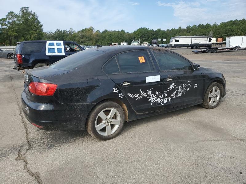 3VWLL7AJ4CM321459 - 2012 VOLKSWAGEN JETTA TDI BLACK photo 3