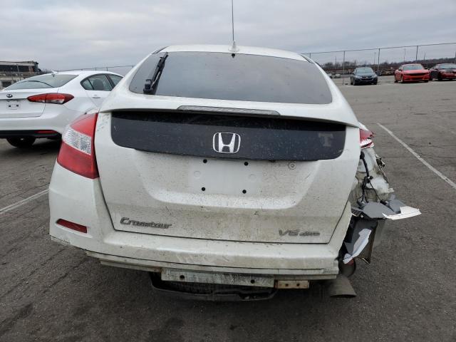 5J6TF2H51DL002619 - 2013 HONDA CROSSTOUR EXL WHITE photo 6