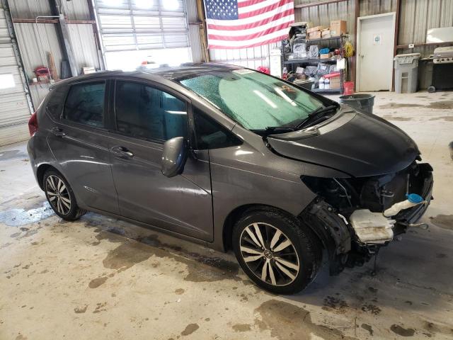 3HGGK5G84FM726730 - 2015 HONDA FIT EX GRAY photo 4