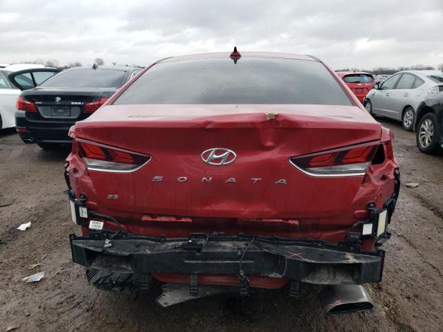 5NPE24AF8JH657188 - 2018 HYUNDAI SONATA SE RED photo 6