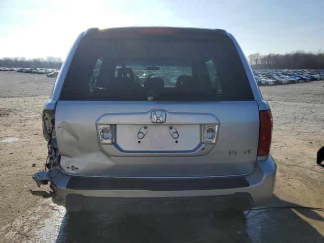 2HKYF18193H570462 - 2003 HONDA PILOT LX SILVER photo 6