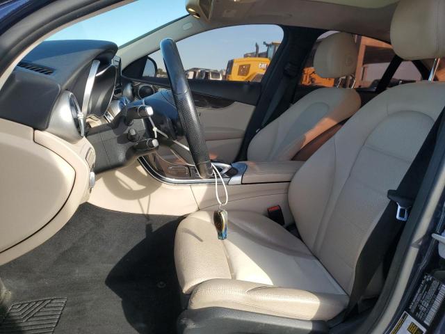 55SWF4KB5GU104153 - 2016 MERCEDES-BENZ C 300 4MATIC BLUE photo 7