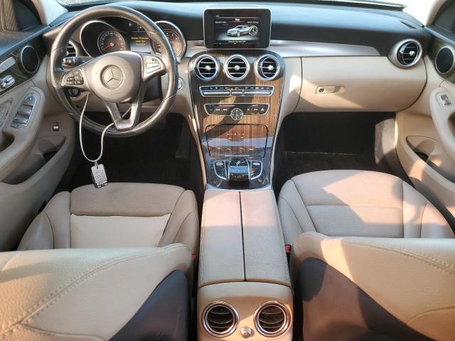 55SWF4KB5GU104153 - 2016 MERCEDES-BENZ C 300 4MATIC BLUE photo 8